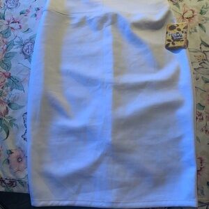 Hybrid & Company Classic White Pencil Skirt Size X-Large